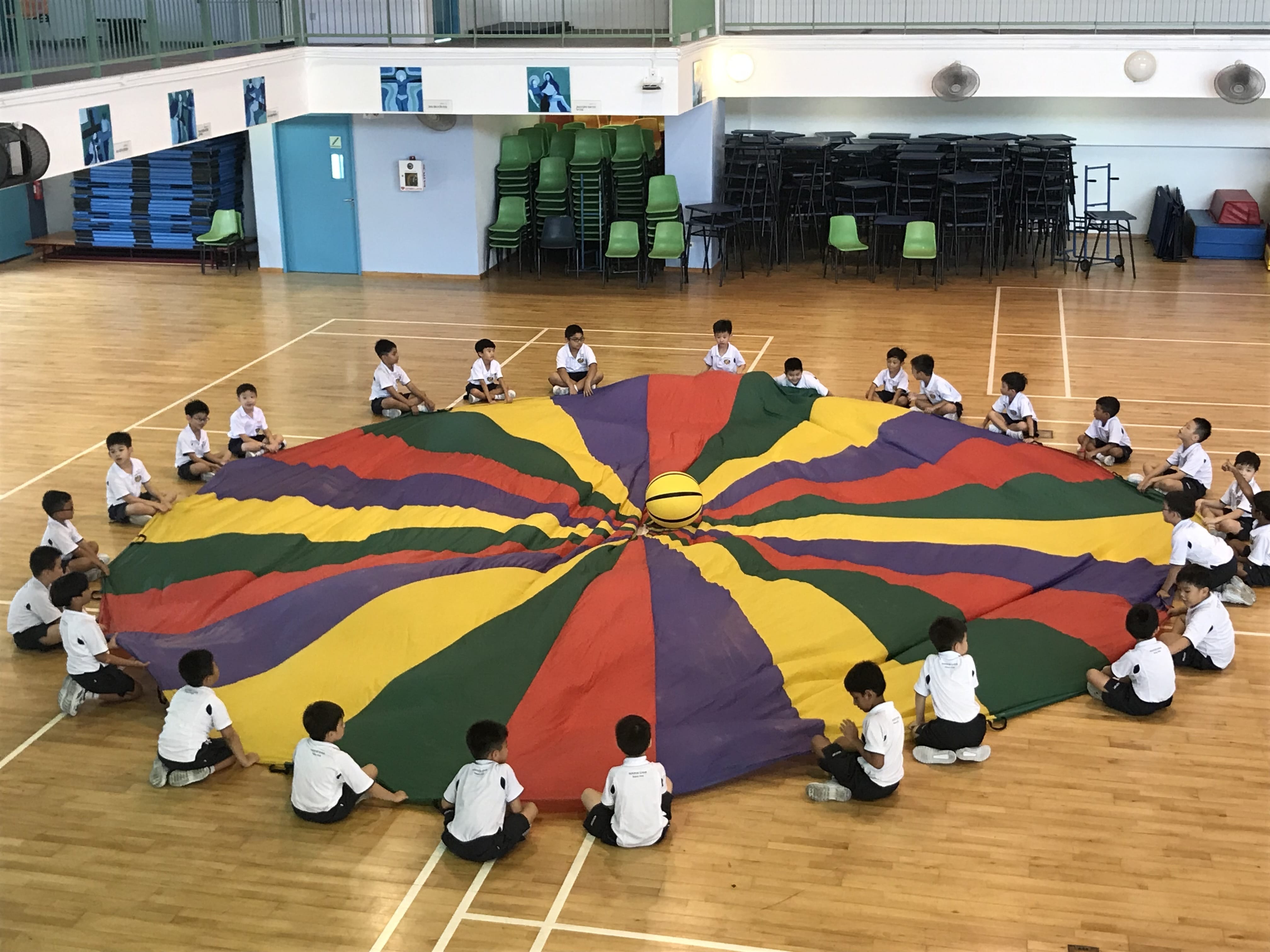 Parachute games